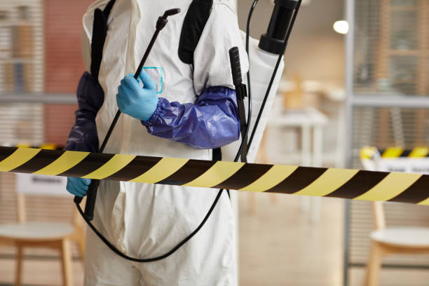 Professional Biohazard Cleanup technician working in Eden, TX